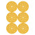Bosch EXPERT C470 125mm Mixed Grit Multi-Hole Sanding Discs - Pack of 6 image