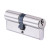 Timco Double Euro Profile Cylinder - Satin Nickel image 1