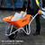 Vaunt X Heavy Duty Professional Wheelbarrow - Orange image A
