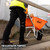 Vaunt X Heavy Duty Professional Wheelbarrow - Orange image C
