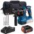 Bosch GBH 18V-22 Brushless 18V SDS+ Rotary Hammer Drill, 5 Piece Pro SDS+ Bit Set, 4.0Ah ProCore Battery, Charger & Tool Bag image