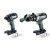 Festool TPC 18/4 QUADRIVE 18V Brushless Combi Drill & TID 18 18V Brushless Impact Driver - Bodies & Case image 1