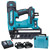 Makita DBN601RTJ 18V LXT Brushless 16GA 2nd Fix Finishing Nail Gun,  2x 5.0Ah Batteries, Charger & MAKPAK Case image