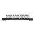 Milwaukee 10 Piece 1/4" Sq. Stubby Metric Hex Bit Socket Set image