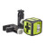 Ryobi RBCLLR1 10m Red CrossLine Laser, Clamp & 2x AA Batteries image