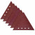Evolution 078-0094 180mm Triangle Detail Sanding Pads - Pack of 6 image