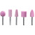 Metabo 5 Piece Pink Aluminium Mounted Point Set image