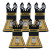 Dewalt DT20775-QZ 54mm 3-Sided Bi-Metal Oscillating Blades - Pack of 5 image