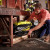 Ryobi 2 Piece 18V  ONE+ Lawn Mower & Hedge Trimmer Garden Power Tool Starter Kit With 4.0Ah Battery & Charger image G