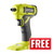 Ryobi R18CPS-0 18V ONE+ Compact Power Scrubber, 1x 4.0Ah Battery & Charger image Z