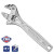 WORKPRO 2 Piece Heavy Duty CR-V Steel Adjustable Wrench Set image 1