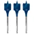 Bosch EXPERT 32mm x 152mm Self Cut Speed Spade Flat Drill Bits - Pack of 3 image