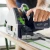 Festool TSC 55 KEB-Basic 36V (Twin 18V) Brushless Plunge Saw, 2x 8.0Ah Tabless Batteries, Charger, 1.4m Guide Rail & Guide Rail Bag image B