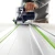 Festool TSC 55 KEB-Basic 36V (Twin 18V) Brushless Plunge Saw, 2x 8.0Ah Tabless Batteries, Charger, 1.4m Guide Rail & Guide Rail Bag image 09