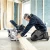 Festool KAPEX KSC 60 36V (Twin 18V) Mitre Saw, 2x Tabless 8.0Ah Batteries, Charger, Case, 3 Piece Blade Set & Underframe Chassis image A
