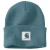 Carhartt Rubber Patch Watch Cap Beanie - Harbour Teal image
