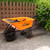 Vaunt Heavy Duty 85Ltr Metal Tray Reinforced Wheelbarrow image A