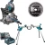 Makita LS003GZ01 40V XGT Brushless 305mm Slide Compound Mitre Saw, 4.0Ah Battery, Fast Charger, Mitre Saw Stand & 60T Blade image