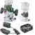 Bosch Green AdvancedTrim Brushless Router Combi Set With Plunge Base, 2.5Ah Battery & Charger image