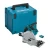 Makita DSP601Z 36V (Twin 18V) LXT Brushless Plunge Saw, DVC750LZ 18V LXT Brushless L-Class Dust Extractor, 3x 5.0Ah Batteries, Charger, 2x 1.5m Guide Rails, Connector Piece, 2x Clamps & MAKPAC Case image 1
