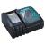 Makita DSP601Z 36V (Twin 18V) LXT Brushless Plunge Saw, DVC750LZ 18V LXT Brushless L-Class Dust Extractor, 3x 5.0Ah Batteries, Charger, 2x 1.5m Guide Rails, Connector Piece, 2x Clamps & MAKPAC Case image 3