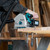 Makita DSP600ZJ 36V (Twin 18V) LXT Brushless Plunge Saw - Body, MAKPAC Case & 2x Saw Blades image A