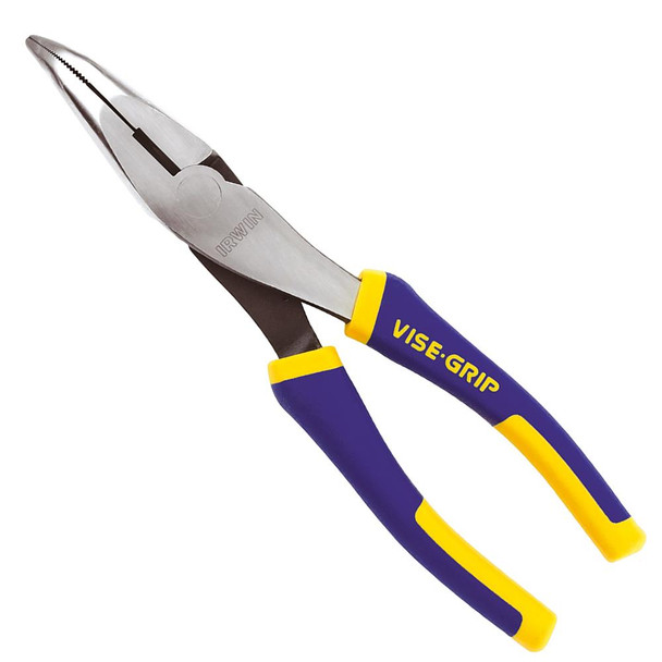 Irwin Vise-Grip Bent Snipe Nose Pliers - 150mm Moulded Handle Tool