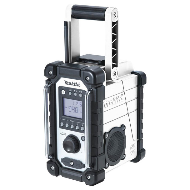 Makita 18V LXT & 10.8V CXT AM/FM Job Site Radio - White - ITS
