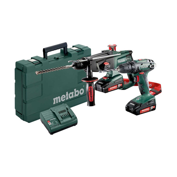 Metabo COMBO SET 2.3.2 18V 2 Piece Kit with 2x 2.0Ah Batteries