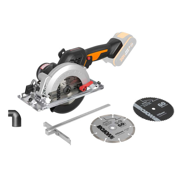 Worx WX531.9 20V Cordless Brushless 120mm Circular Saw Body Only