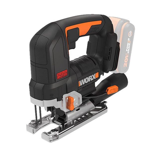 Worx WX542 20V Cordless Brushless Jigsaw Body