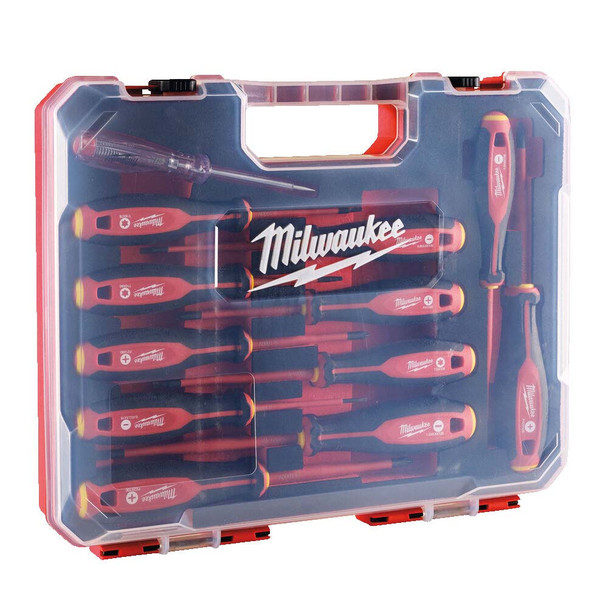 Milwaukee 12 Piece TRI-LOBE VDE Mixed Screwdriver Set with Voltage