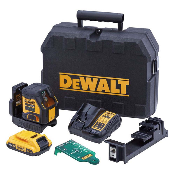 Dewalt DCLE34021D1 18V Compact Cross Line Green Beam Laser