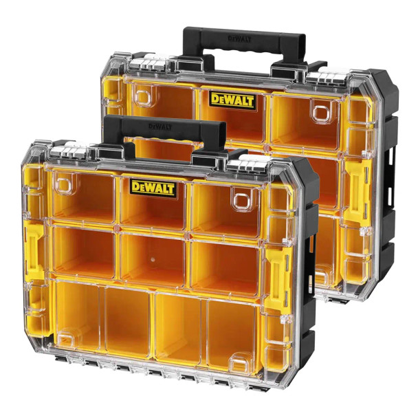 Dewalt DWST82968-1 TSTAK Watersealed Organiser - Pack of 2 - ITS