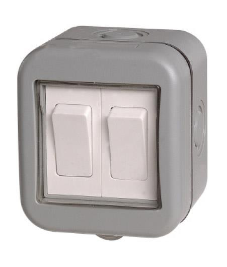 BG Weatherproof IP55 10A 2 Gang Switch | BG Outdoor Sockets and ...