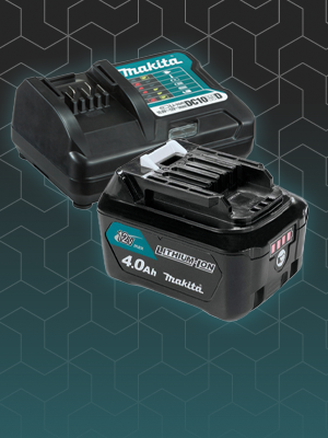 Makita 12V CXT Batteries, Chargers and Mounts