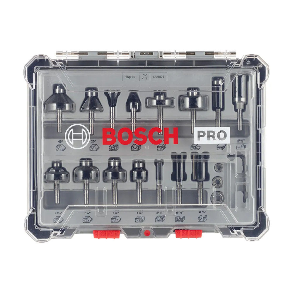 Bosch Pro Router Cutter Sets