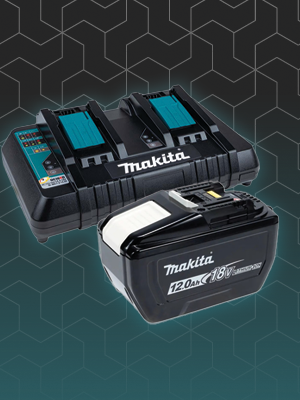 Makita 18V LXT Batteries, Chargers and Mounts