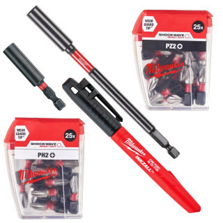 Milwaukee SHOCKWAVE Accessory Bundles and Kits