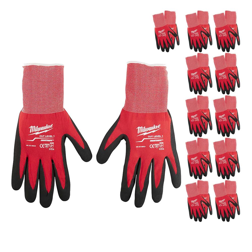 Milwaukee Cut-Resistant Dipped Gloves Cut Level Pack of 12