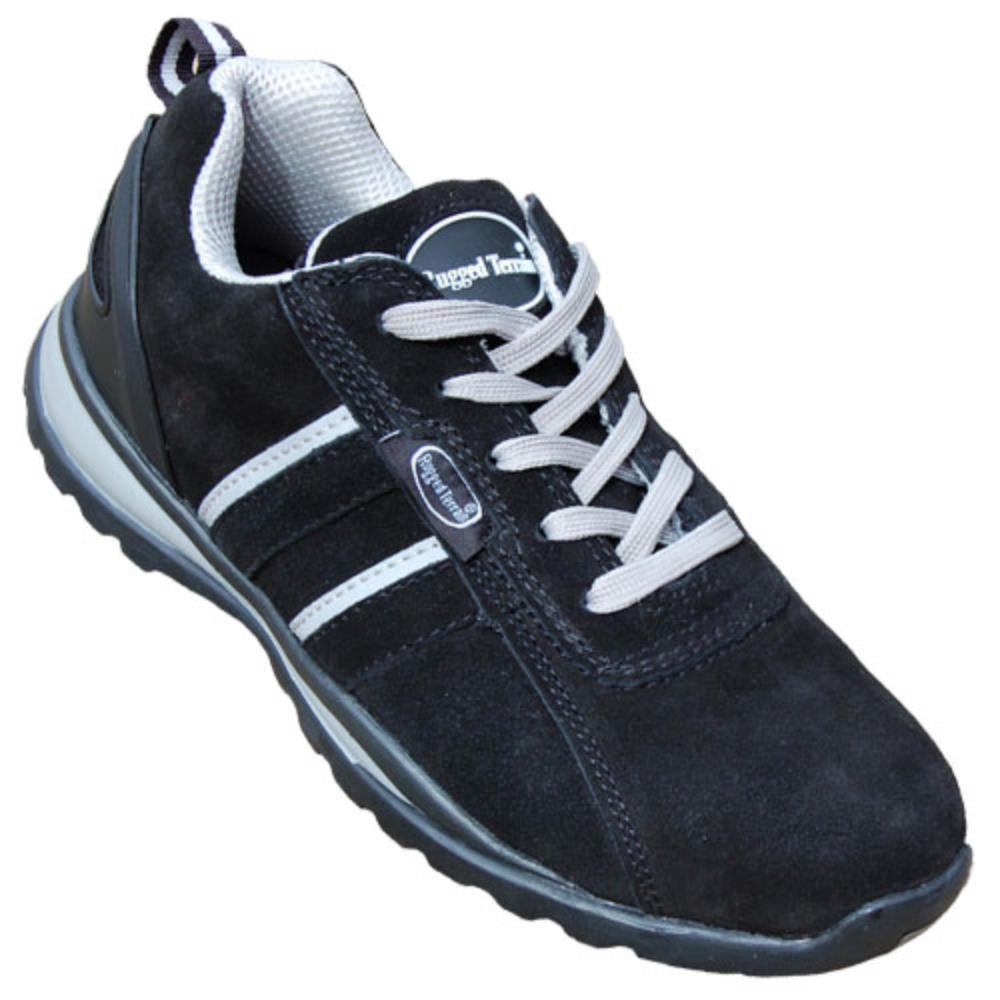 Rugged Terrain Suede Safety Trainers - Grey