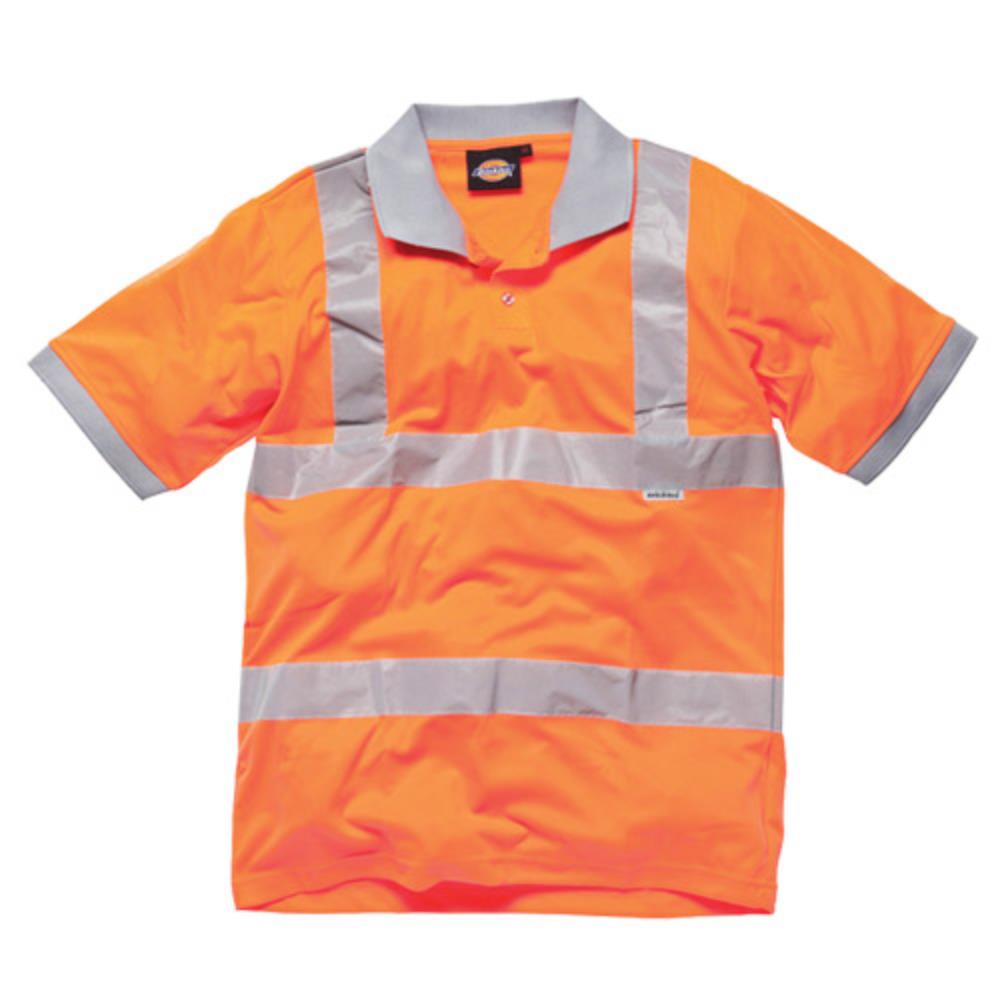 dickies hi vis polo