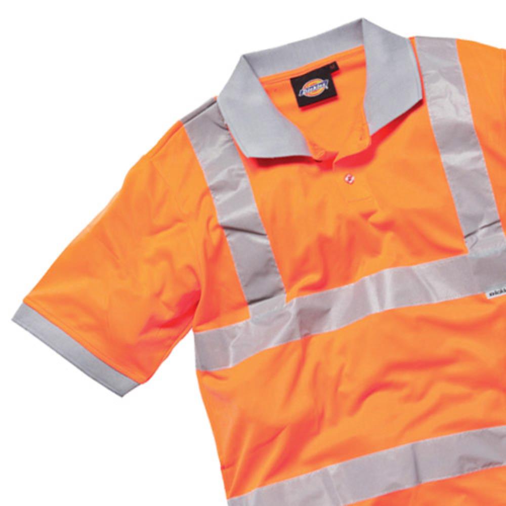 dickies hi vis polo