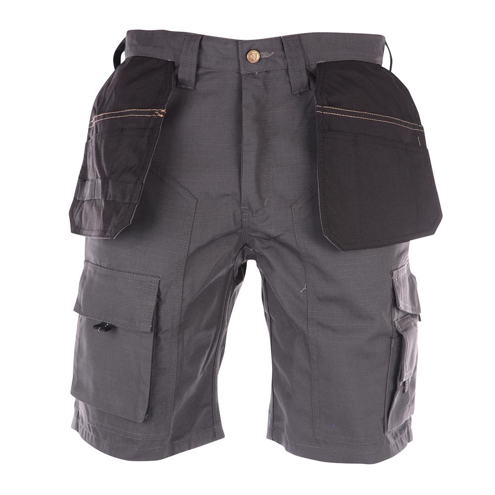 Apache Lightweight Ripstop Shorts - Grey/Black | Apache Shorts