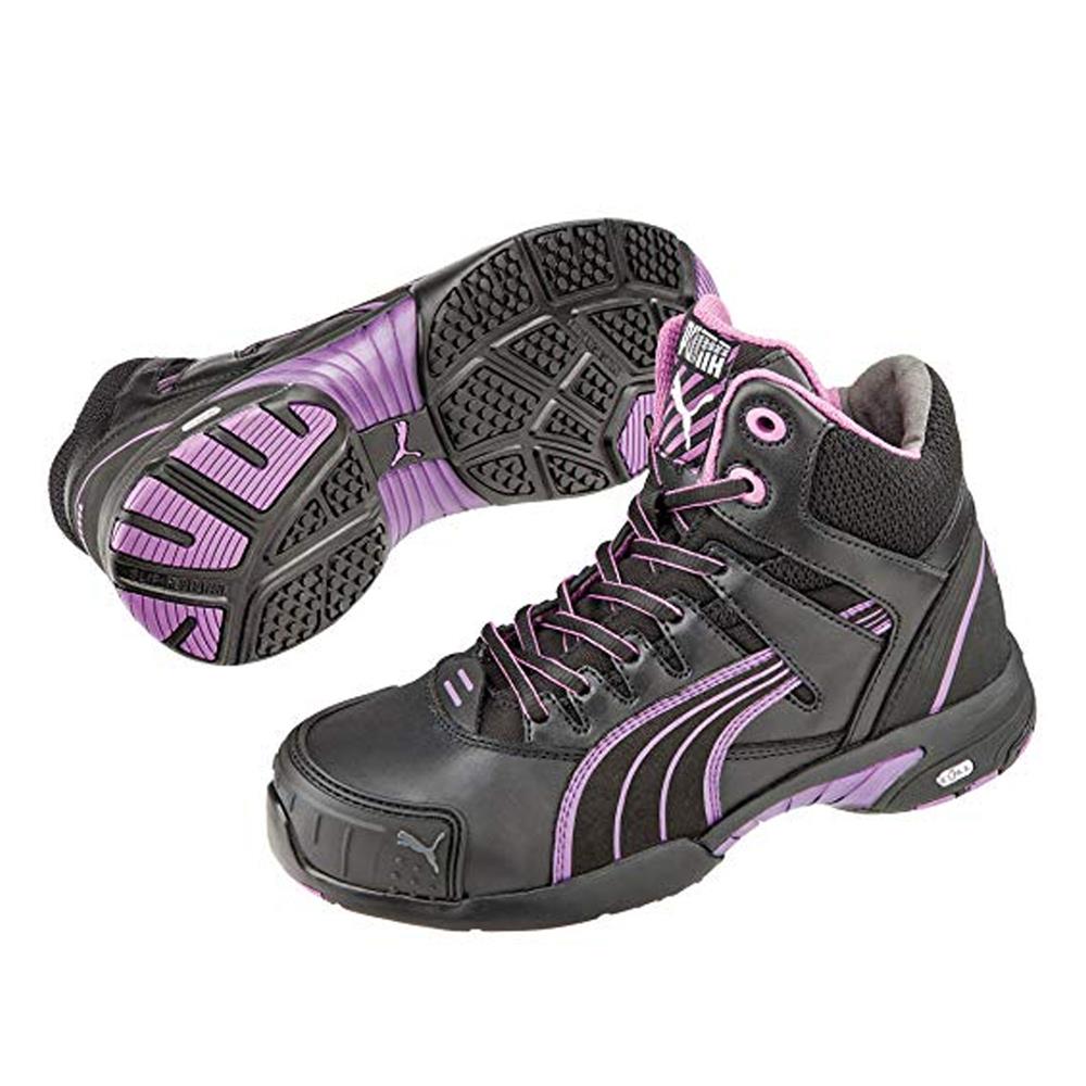 Puma Stepper Mid Safety Boot Black/Purple