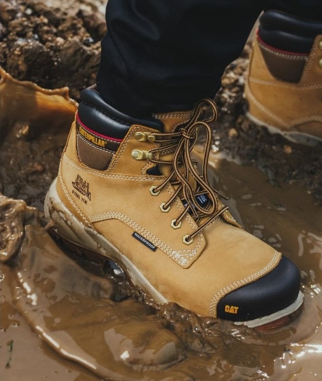 Caterpillar Spiro Safety Boot Honey Caterpillar Safety Boots