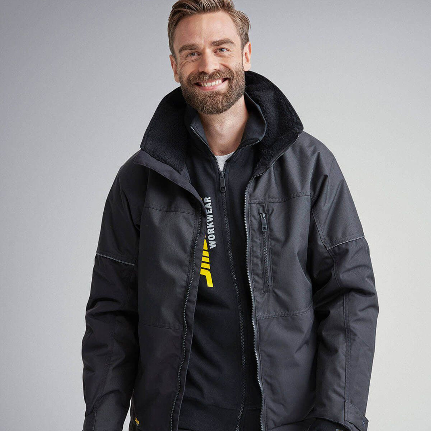 Snickers 1148 Allroundwork Winter Jacket - Black | Snickers Work