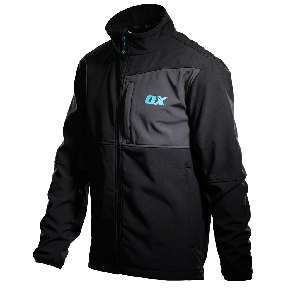 OX Softshell Jacket - Black / Grey