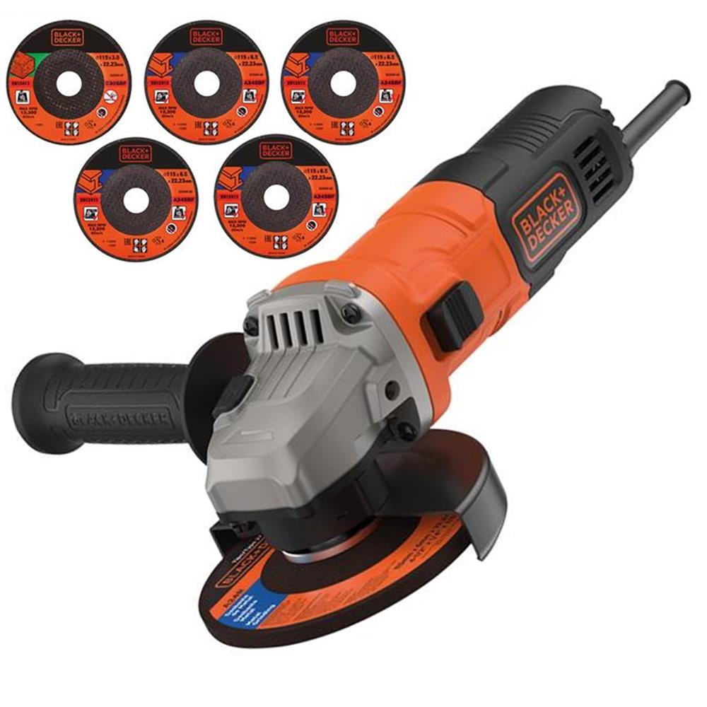 Black \u0026 Decker BEG110A5 750W 115mm 