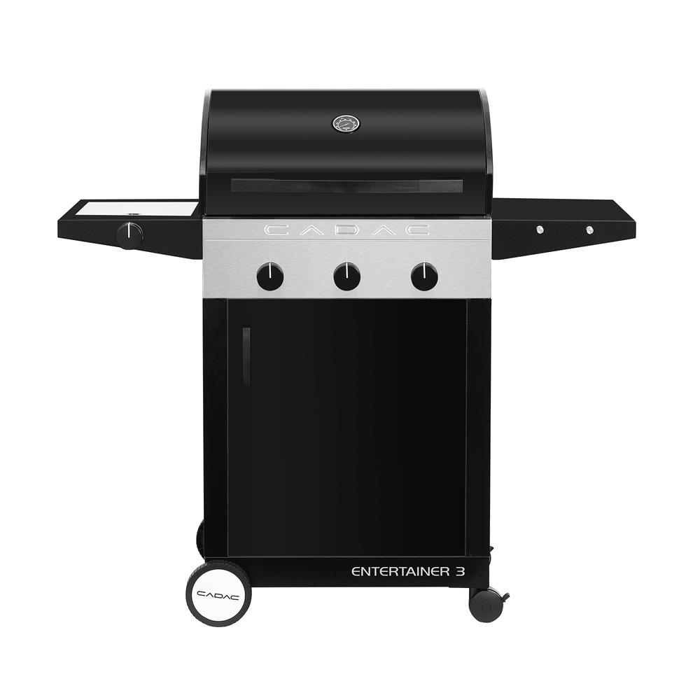 Rinnai Entertainer バーベキューコンロ　BBQ 3バーナー Entertainer 3 Burner Deluxe BBQ with Side Burner - Black - ITS